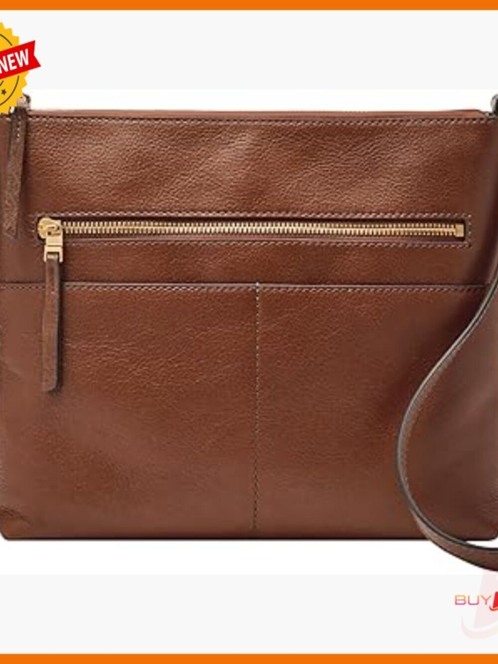 Small Leather Crossbody Purse with Flap, Adjustable Strap, Multiple Pockets